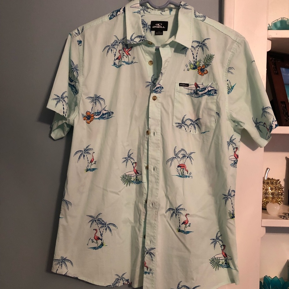 NWOT Men’s O’Neill Hawaiian Shirt sz S